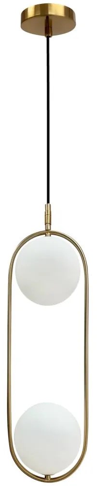 Csillár zsinóron CORDEL 2xG9/28W/230V arany