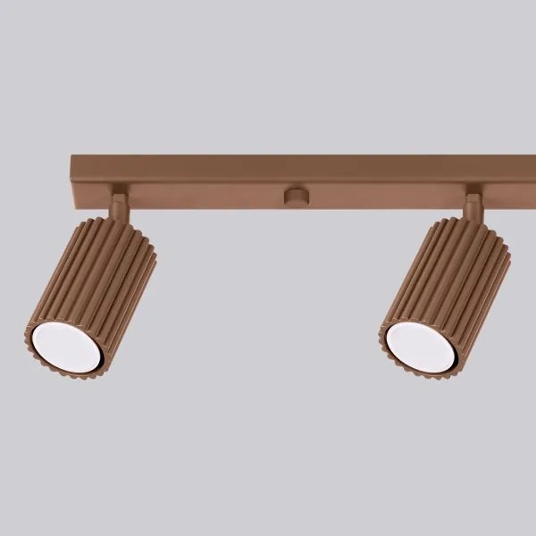 Brilagi - LED spotlámpa CRESTO 4xGU10/10W/230V barna