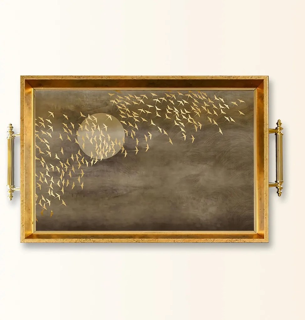 Üveg tálca, 38×24 cm – TPEA9818