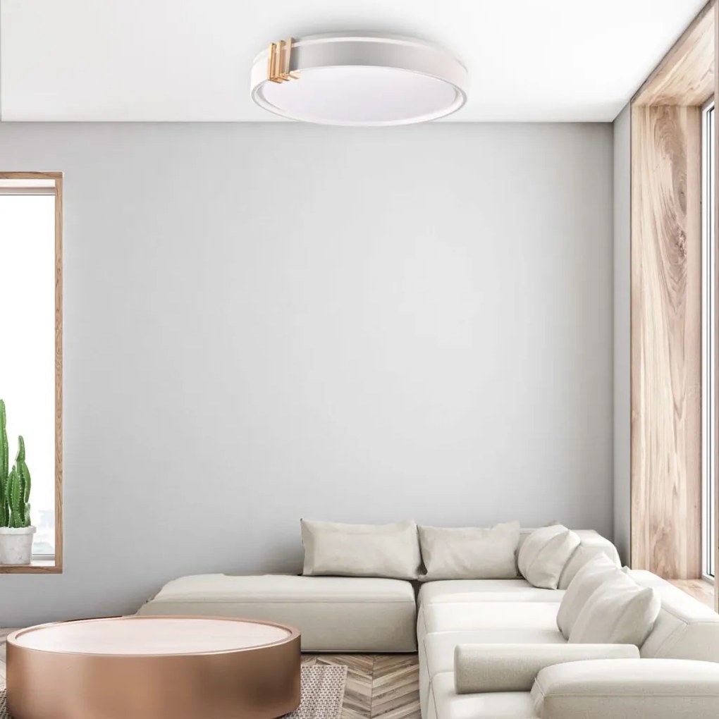 Polux ARLETTA 328854 Süllyesztett mennyezeti lámpa 1x72W/LED 3000K-4000K-6000K 8000lm IP44