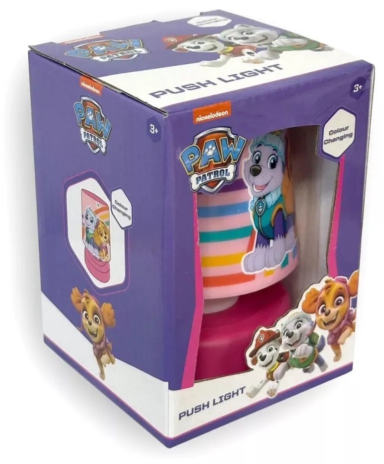 Mancs Őrjárat Rainbow mini asztali lámpa 11 cm