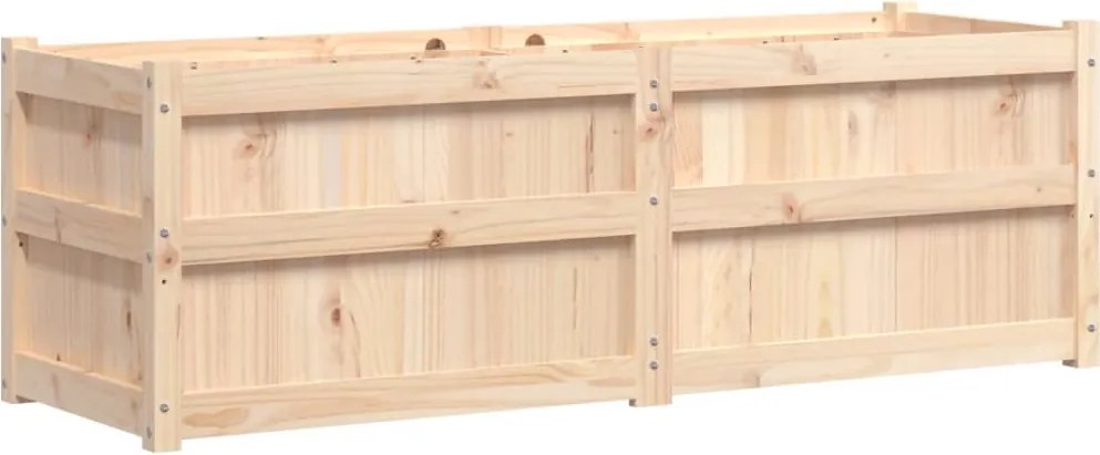 vidaXL tömör fenyő kerti virágláda 150 x 50 x 50 cm