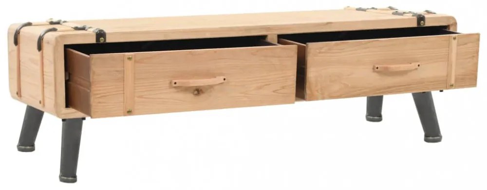 tömör fenyőfa TV-szekrény 110 x 33 x 35 cm