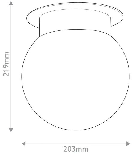 Kichler KL-ALBERS-F-G-CPZ ALBERS mennyezeti lámpa, 1x E27/40W/230V, átm. 20,3 cm, aranyszínű