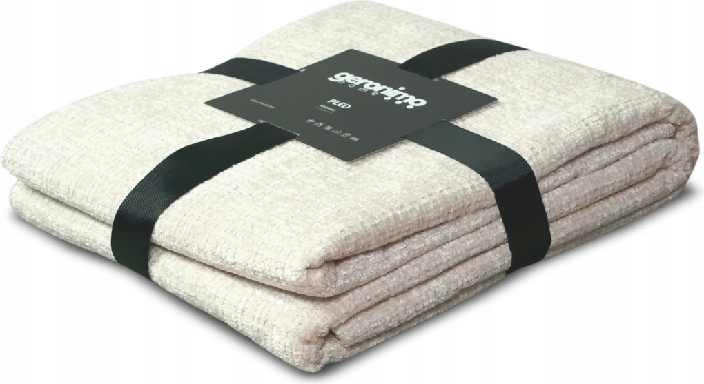 Koc Takaró Fluffy Cover 200x140 Puha Meleg Bézs