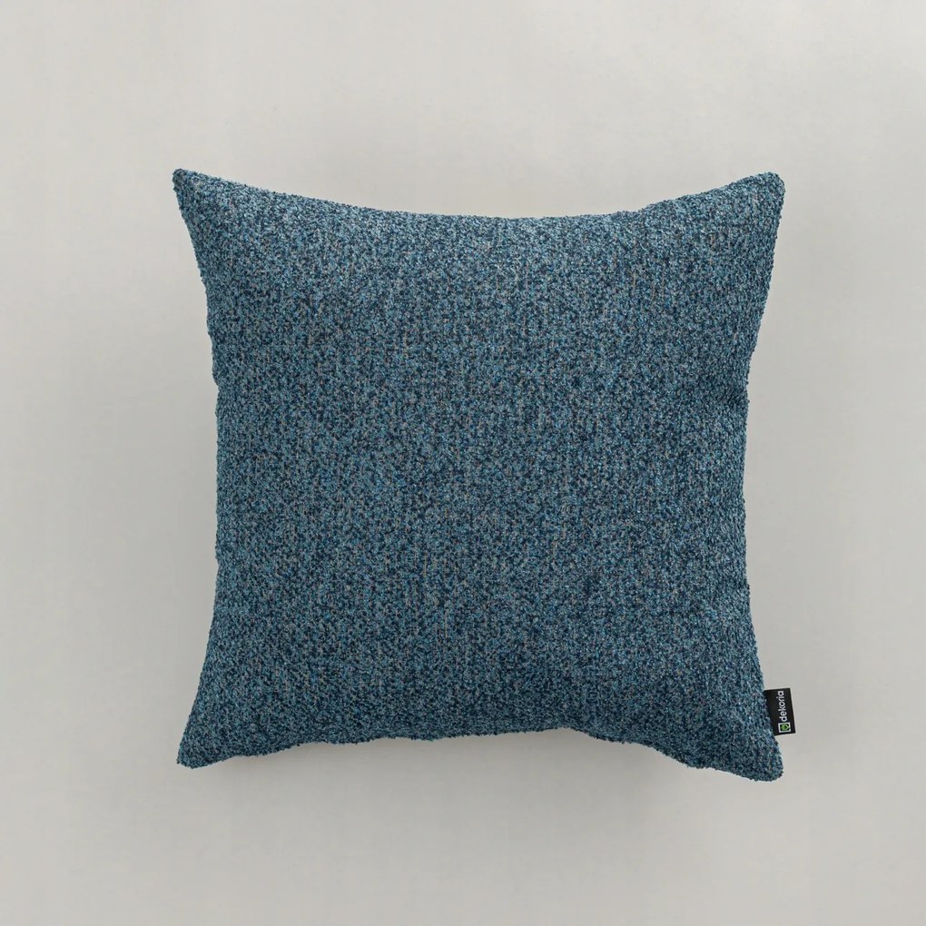 Párnahuzat 43x43 kék-sötétkék melange