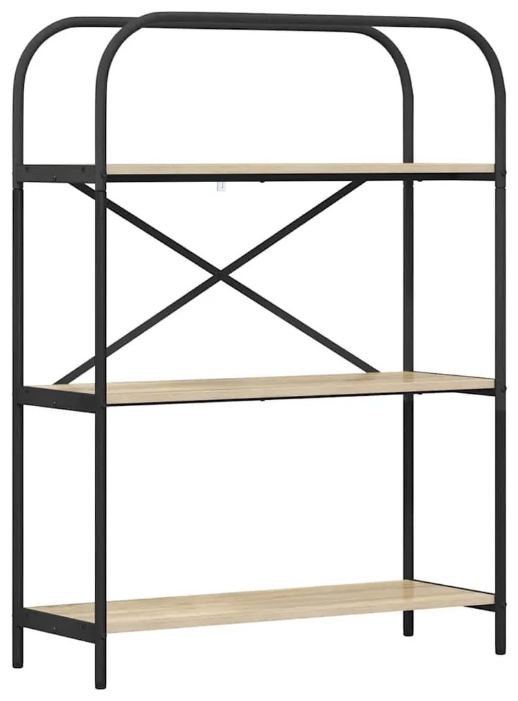 Könyvespolc sonoma tölgy 80 x 30 x 109 cm Faanyag