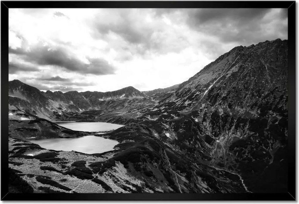 Poszterek keretben 60x40 Tátra Lengyel hegyek Kilátás