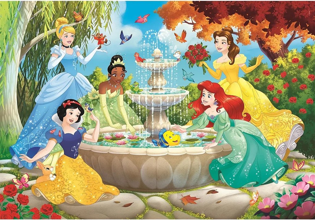 Disney Hercegnők Fountain 60 db-os puzzle Clementoni
