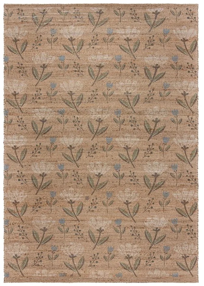 Natúr színű kézi szövésű juta keverék szőnyeg 160x230 cm Arriana – Flair Rugs
