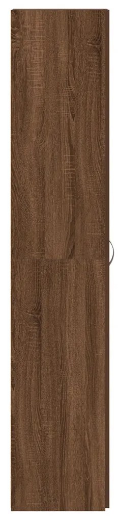 Cipőszekrény Barna Tölgy 80x35,5x180 cm Mérnöki Fa