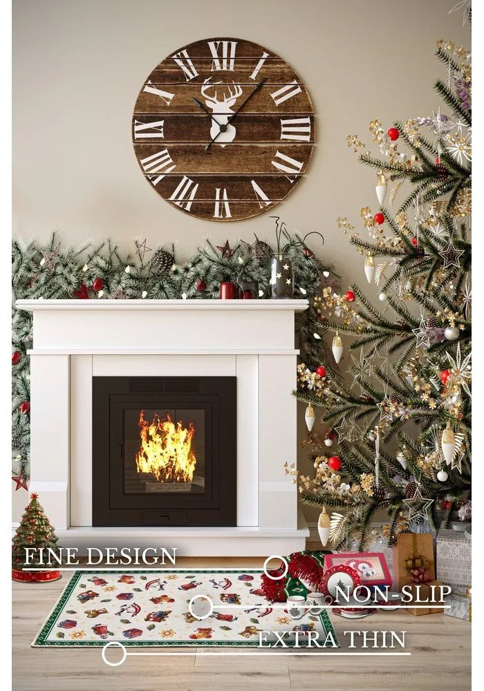 Zöld szőnyeg karácsonyi mintával 50x80 cm Green Christmas – Villeroy&amp;Boch