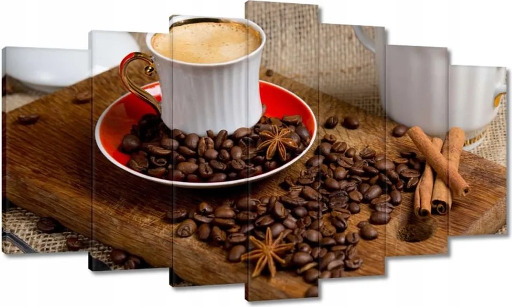 Festmények 140x80 Kávé a reggeli órákban