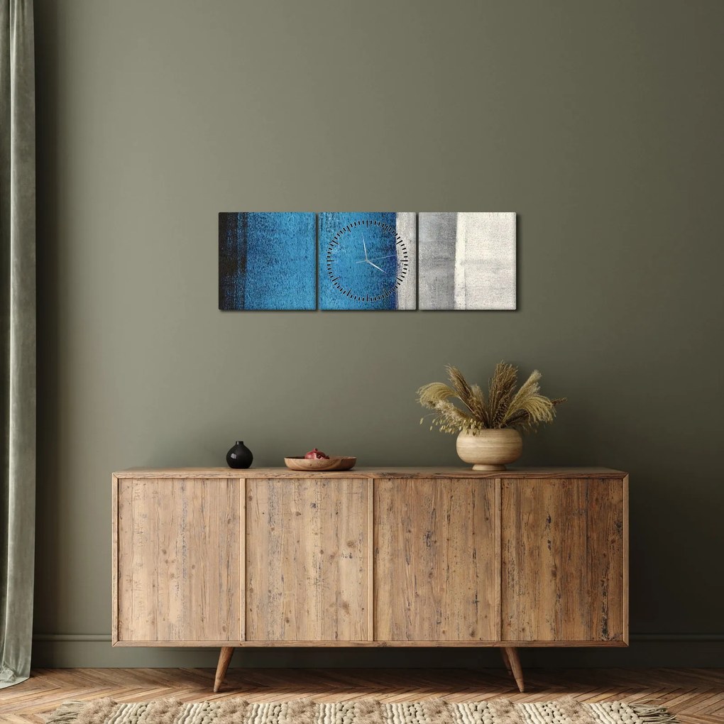 Kép - Absztrakció (órával) (90x30 cm)