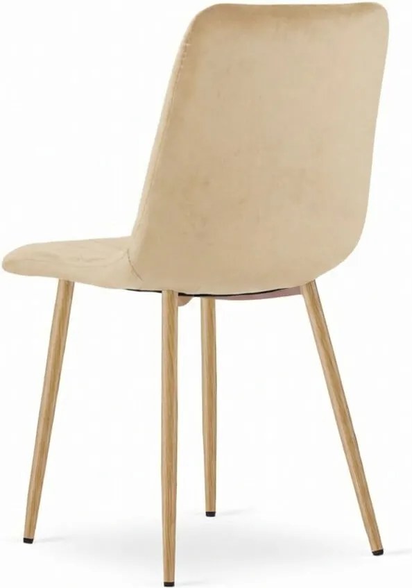 Krém bársony szék LAVA BUTTER CREAM