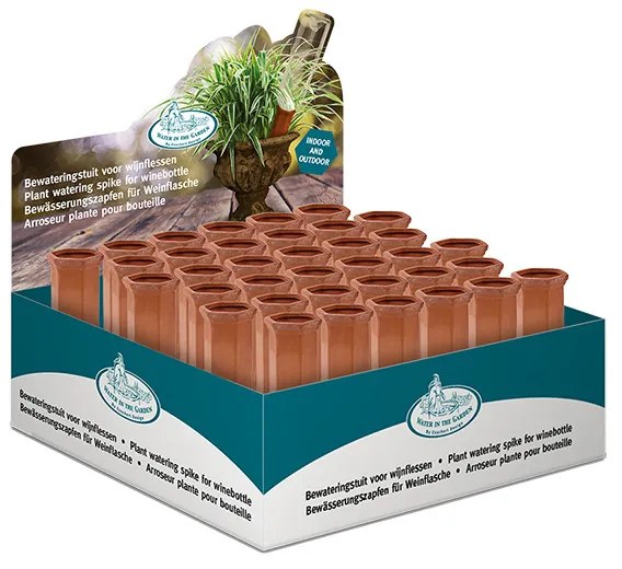 Virágföldbe szúrható kerámia vízadagoló, 17,5 cm