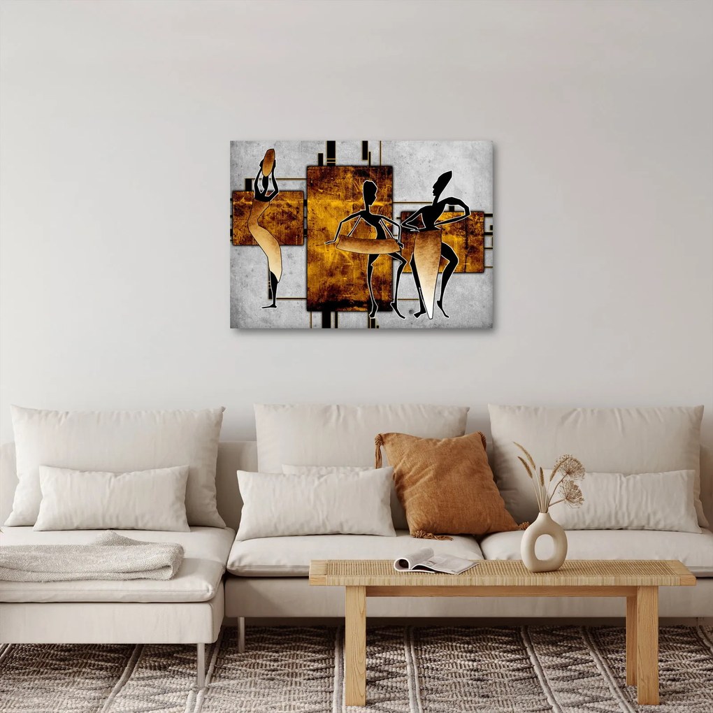 Kép - Az afrikai kultúra motívumai (70x50 cm)