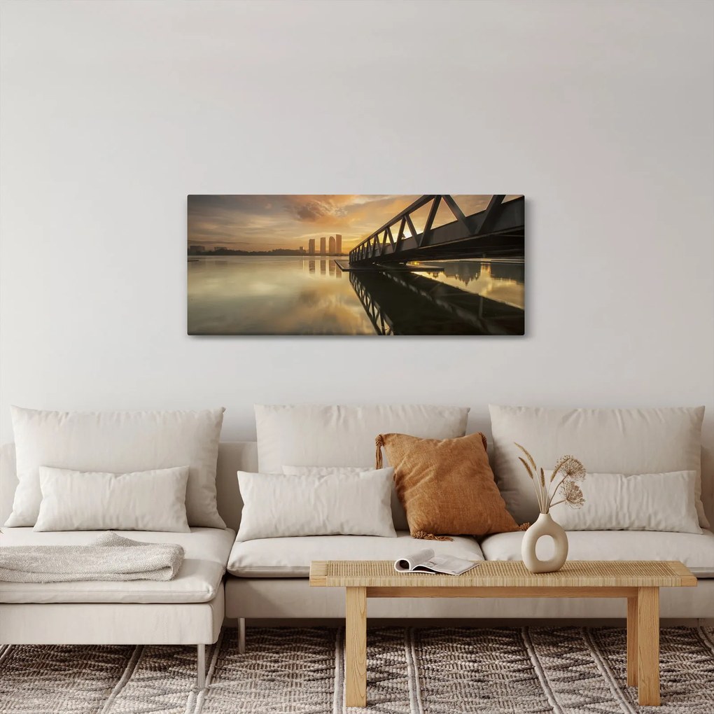 A móló képe (120x50 cm)