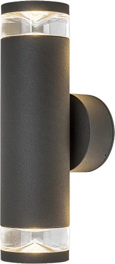 Rabalux 77072 - TORNIO kültéri fali lámpa 2xGU10/10W/230V IP54 antracit