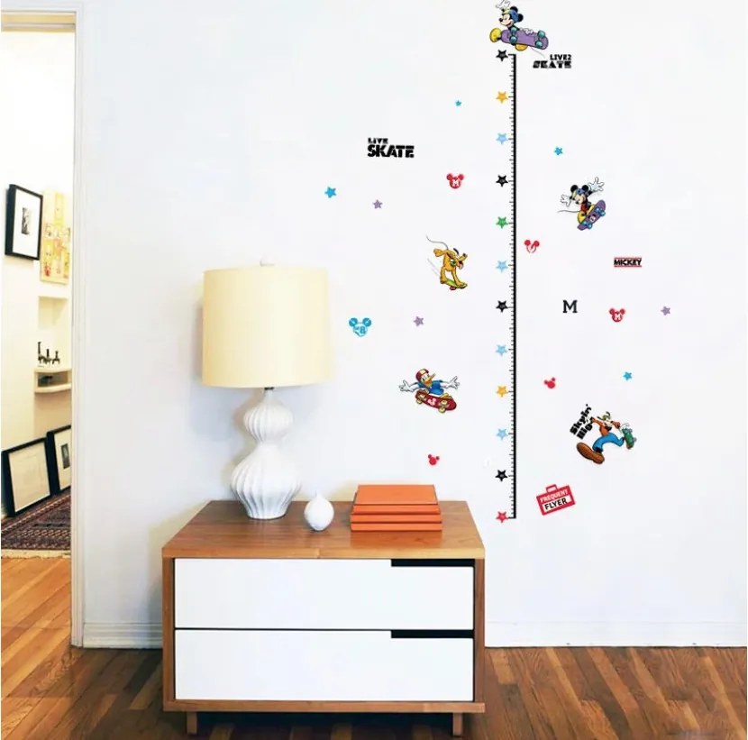 Falmatrica "Gyerek méter - Mickey" 77x125 cm