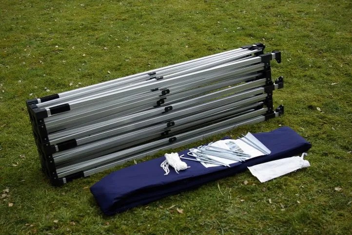 GARTHEN Kerti sátor összecsukható PROFI 3 x 6 m kék