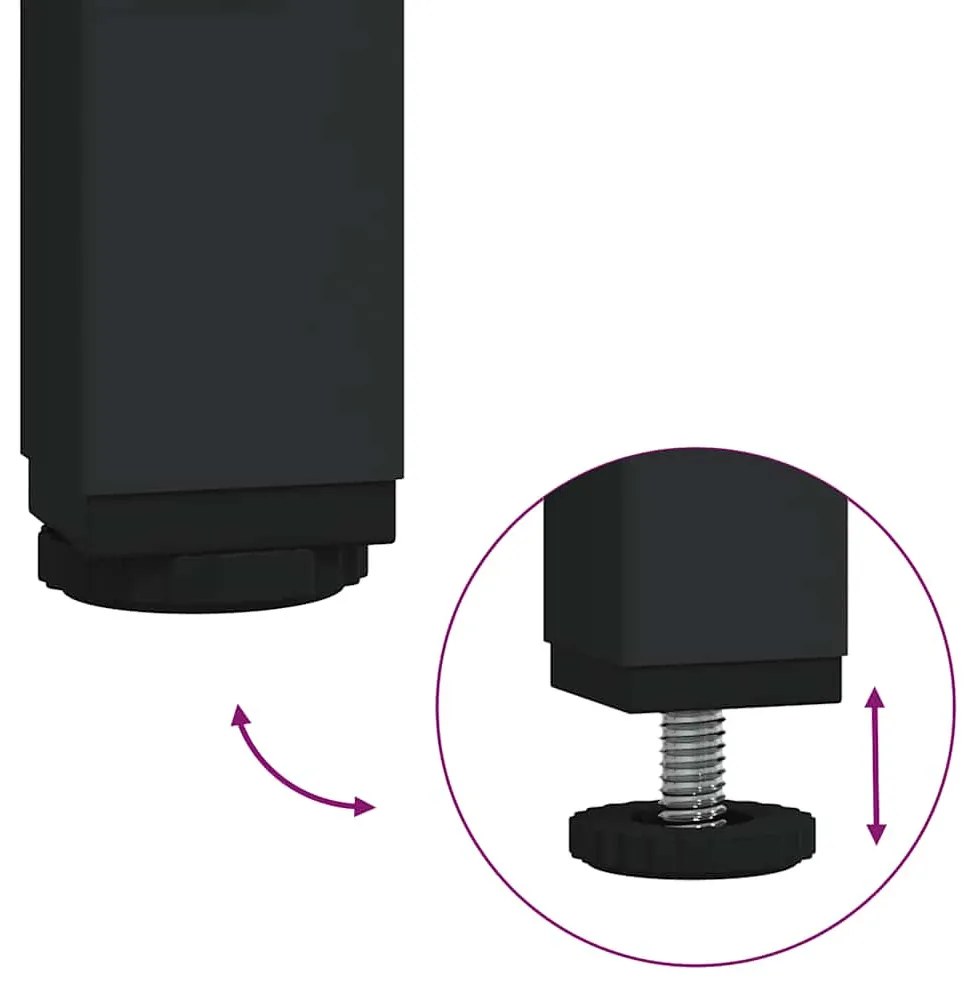 füstölt tölgy mosodai kosár 2 rekeszes polccal