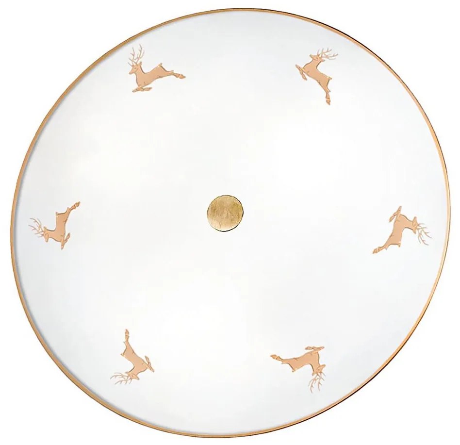 Kolarz 731.U13.4.150- Fali lámpatest NONNA 3xE27/60W/230V, átmérő 42 cm, rózsaarany