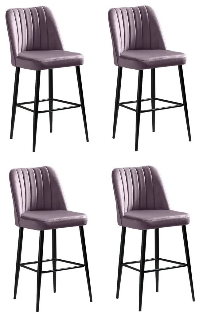 Vento Lilac bárszék szett, 4 db, 4 db