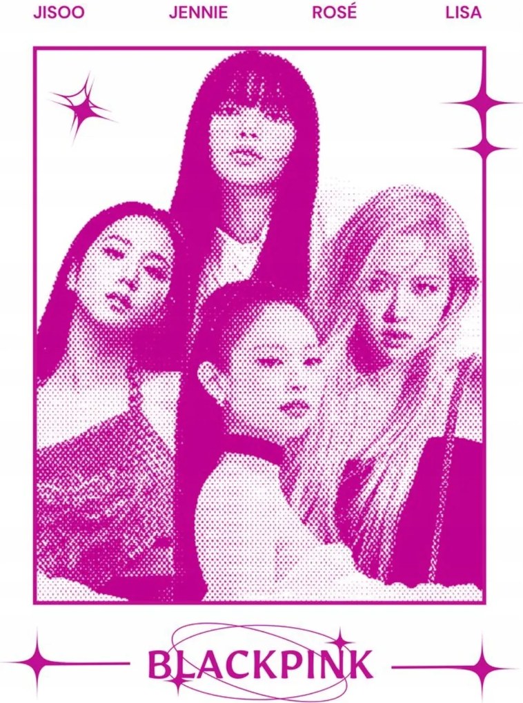 Poszter 21x30 cm K-pop Blackpink A4