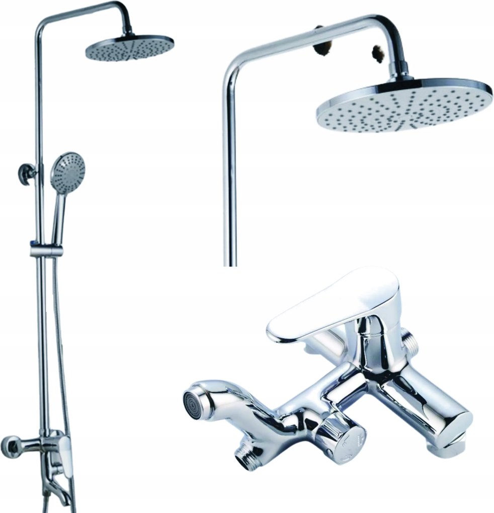 Zuhany Szett zuhanyoszlop Csaptelep Esőztető Fejhallgató