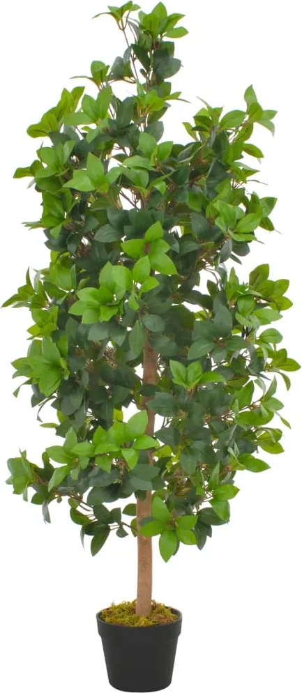 vidaXL zöld, cserepes műbabérfa 120 cm