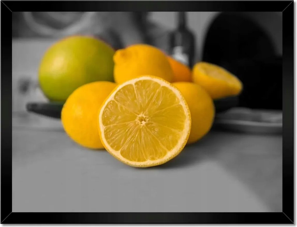 Poszterek keretben 40x30 Citrom