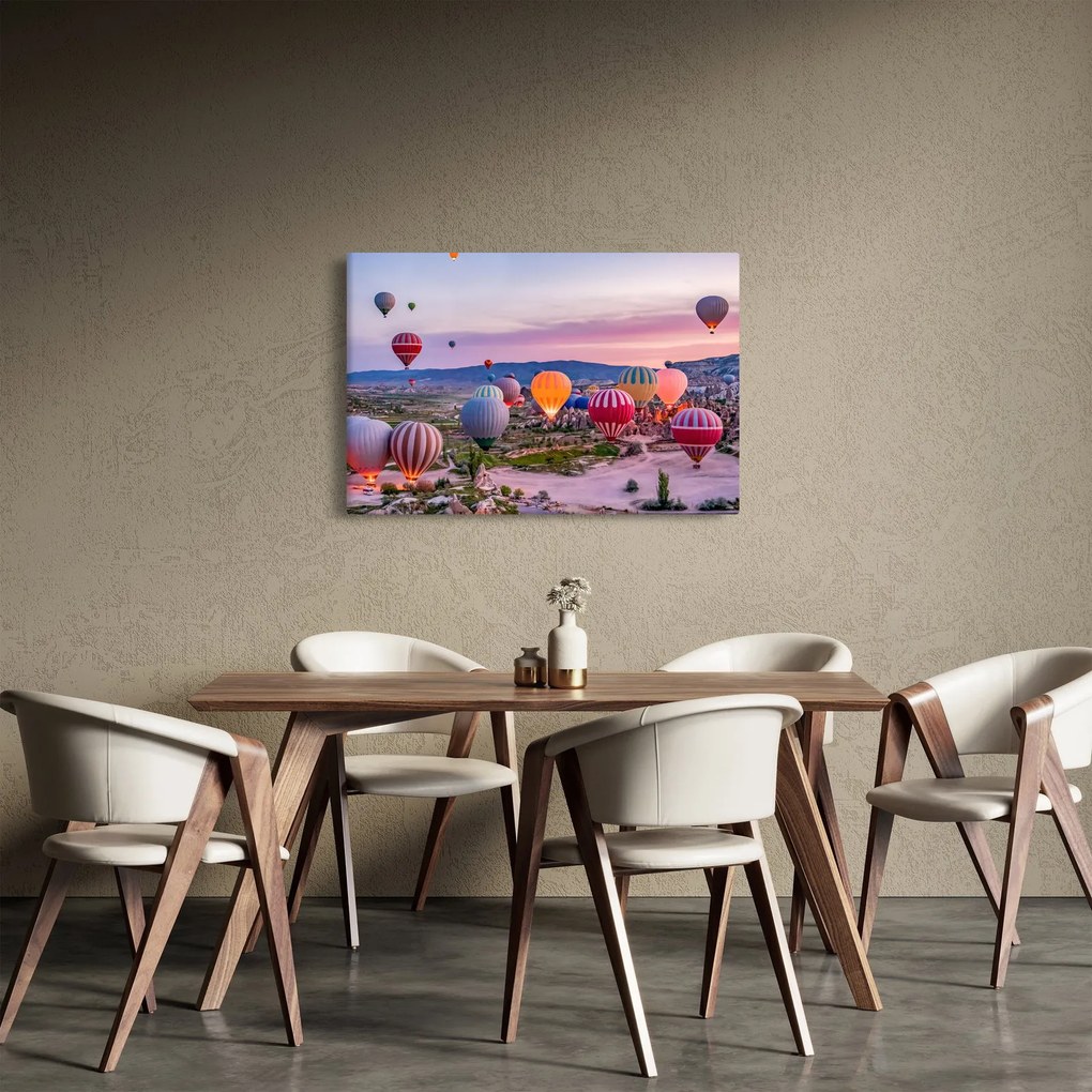 Kép - Hőlégballonok (90x60 cm)