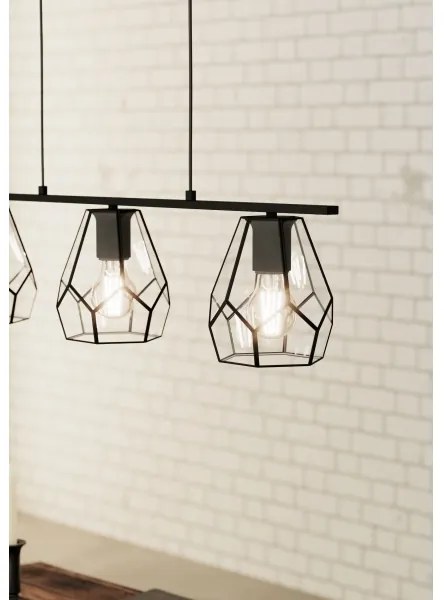 Eglo 43644 - MARDYKE LED csillár zsinóron 3xE27/40W/230V