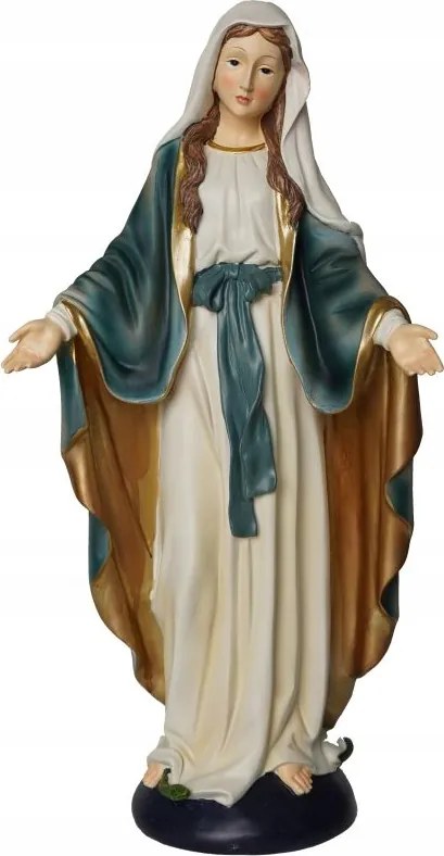Szeplőtelen Szűz Mária figura- 39,6cm magas- Kézzel Festett