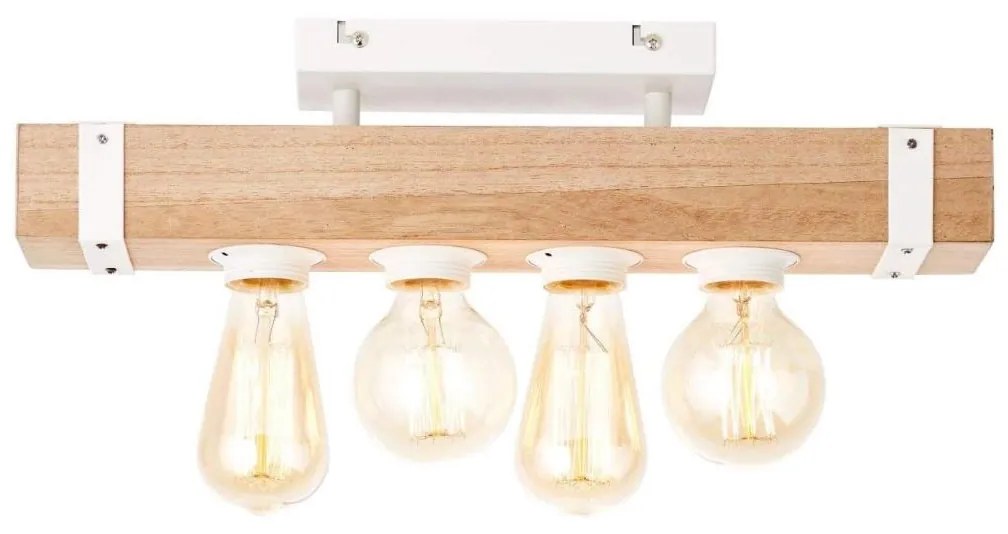 Brilliant - Csillár WHITEWOOD 4xE27/30W/230V