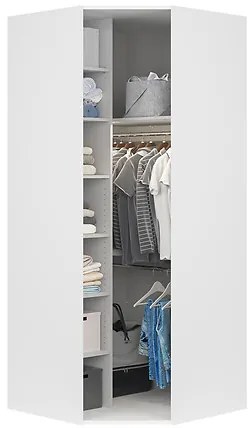 Sarok ruhásszekrény Flex 26 (fehér) . 1098241