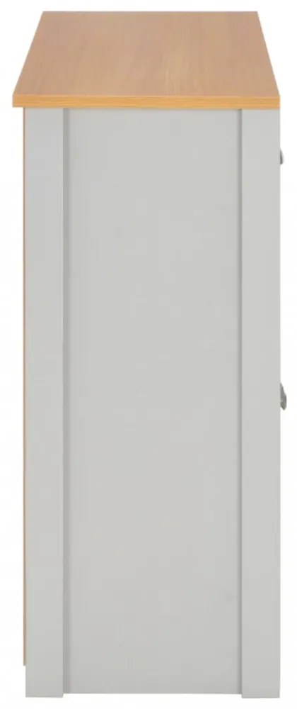 szürke komód 112 x 35 x 81 cm