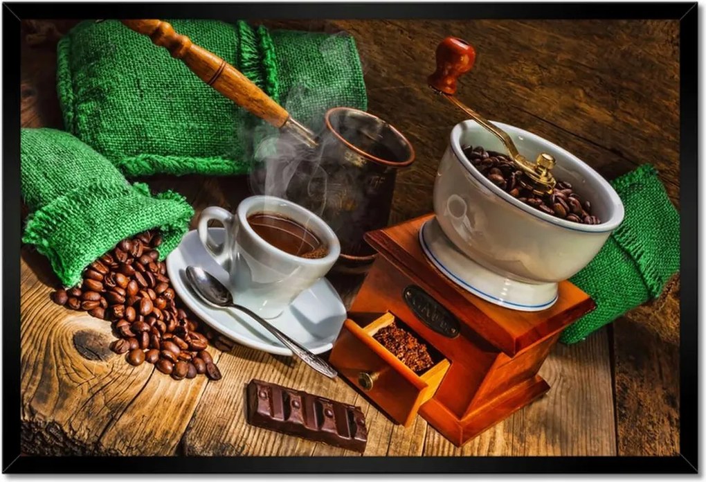 Bekeretezett poszterek 60x40 kupa és zöld táskák