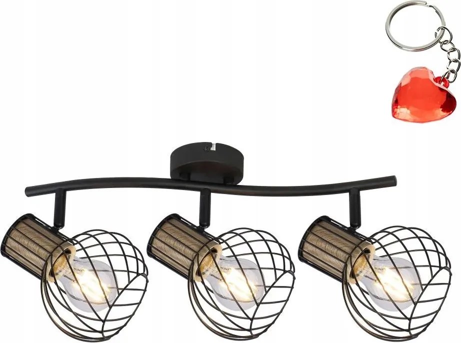 Spot reflektor lámpa Luise 54012-3DS Globo