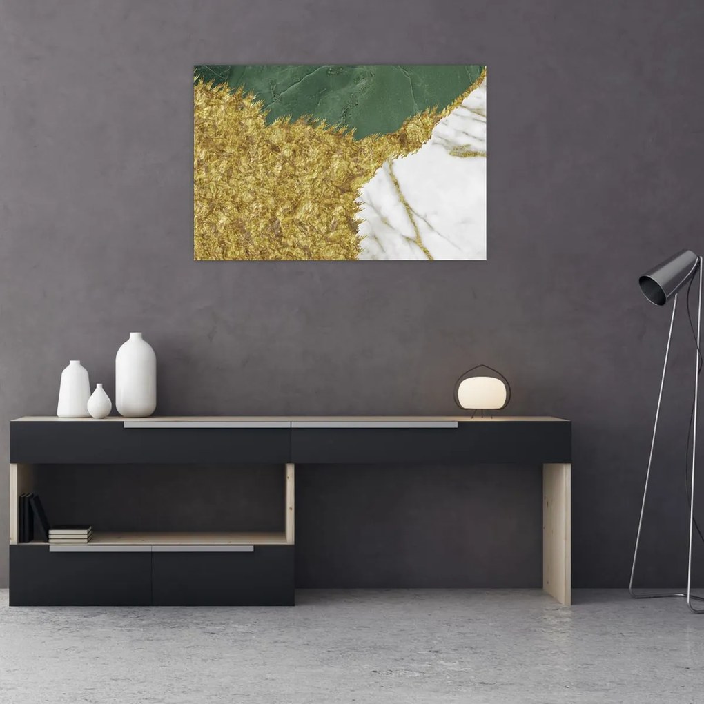 Kép - Zöld márvány N⁰2 (90x60 cm)
