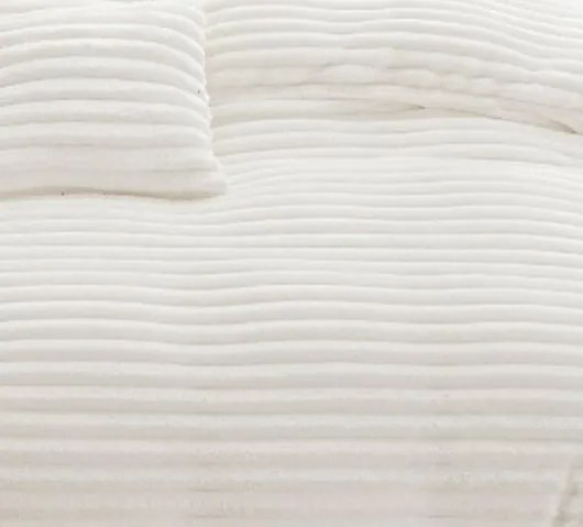 Mikroplüss ágyneműhuzat Homa TRAIL WHITE 3 részes 140x200 cm