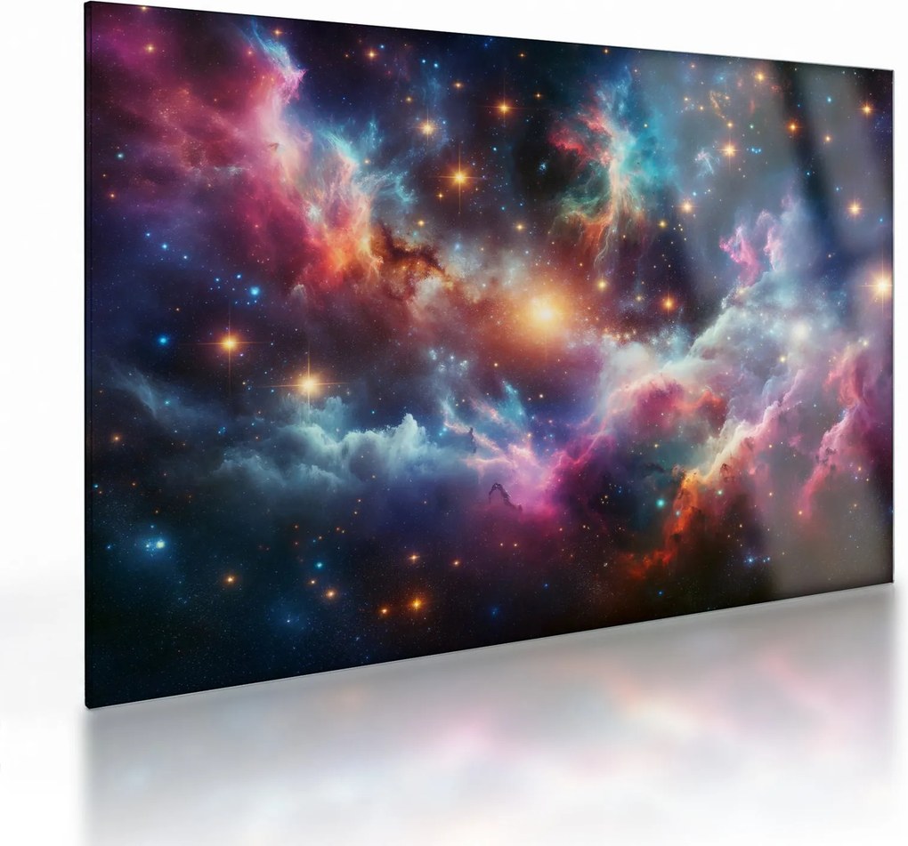 Üveg kép - Sötét univerzum (70x50 cm)