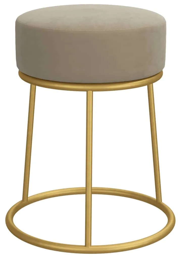 sötétszürke kerek bársonyülőke