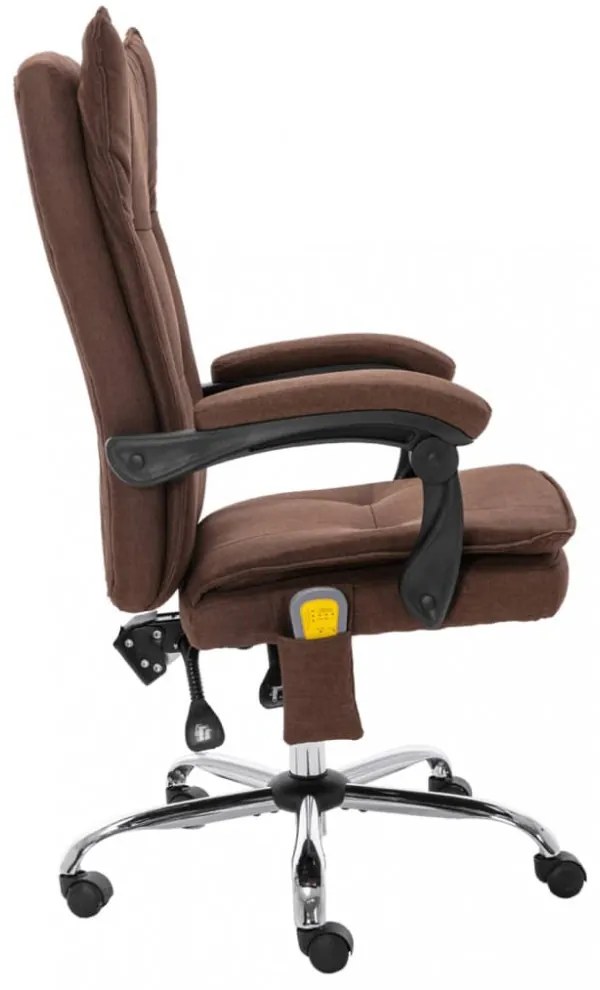 barna szövet masszázsfunkciós irodaszék