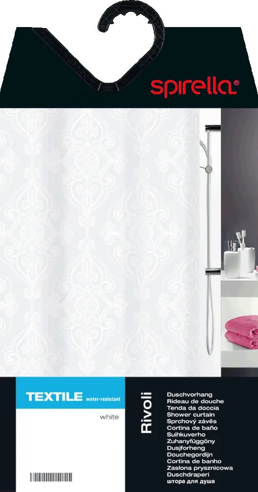 Zuhanyfüggöny 180x200 cm Rivoli – Spirella