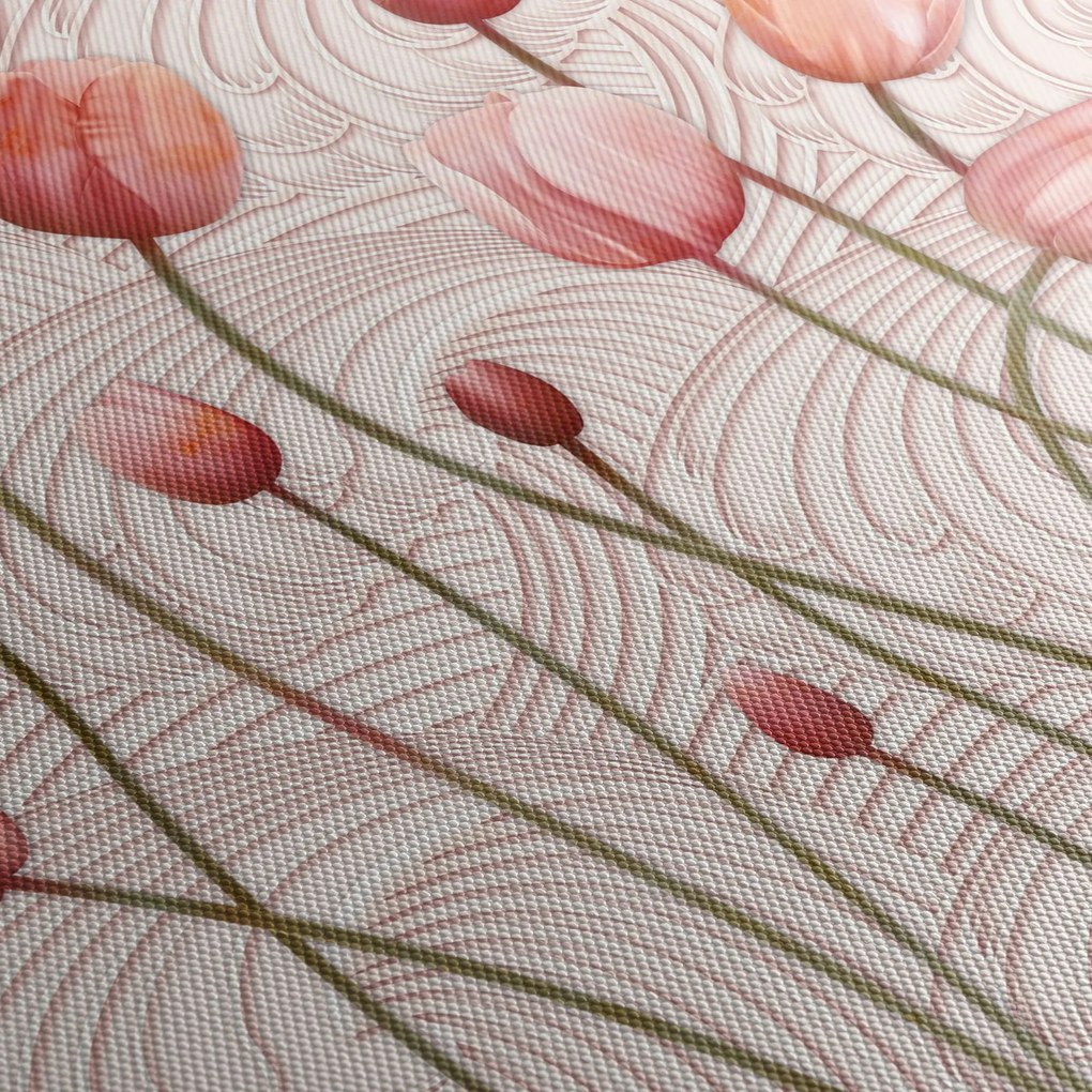 Kép - rózsaszín tulipán (150x105 cm)
