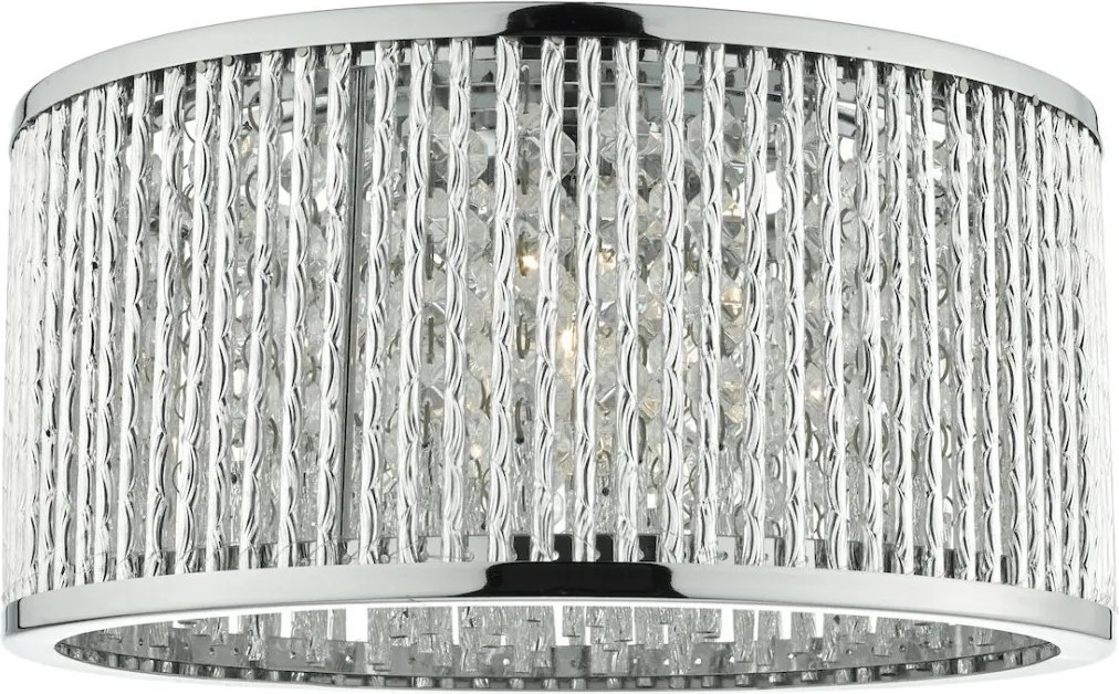 DAR LIGHTING NAN5368 NANTES Glamour Mennyezeti Lámpa Csiszolt Króm G9 IP20