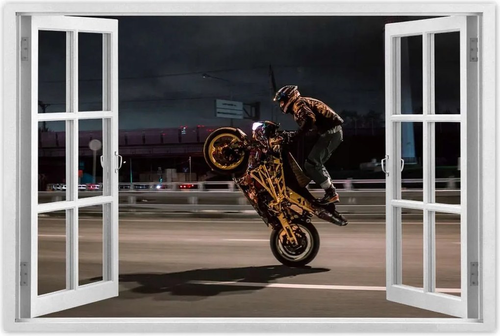 Poszterek 90x60 Motorral egy keréken