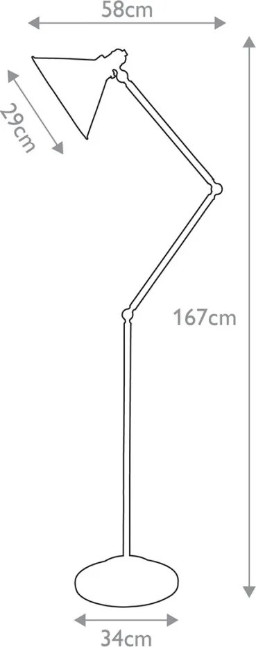 Elstead Lighting PROVENCE PV-FL-OB Állólámpa 1x60W/E27